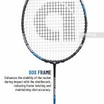 APACS Carbo 8000 Badminton Racquet (Unstrung, Black) - Image 2