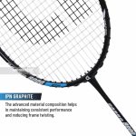 APACS Carbo 8000 Badminton Racquet (Unstrung, Black) - Image 3